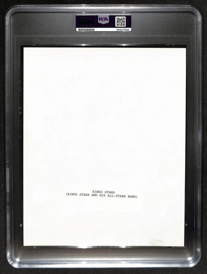 Ringo Starr Signed/Autographed 8X10 B/W Photo Psa/Dna/Beckett 200228