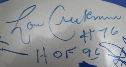 Detroit Lions Hof'Ers Multi-Signed/Inscr Full