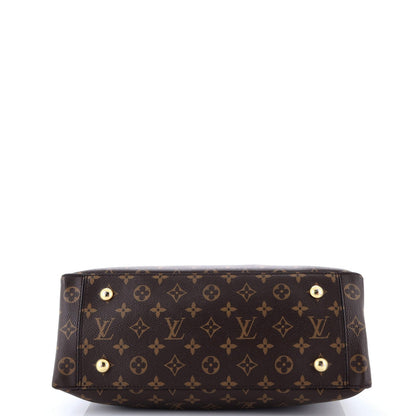 Louis Vuitton Flower Tote Monogram Canvas With Leather