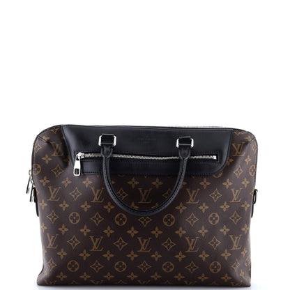 Louis Vuitton Porte-Documents Jour Nm Bag Macassar Monogram Canvas