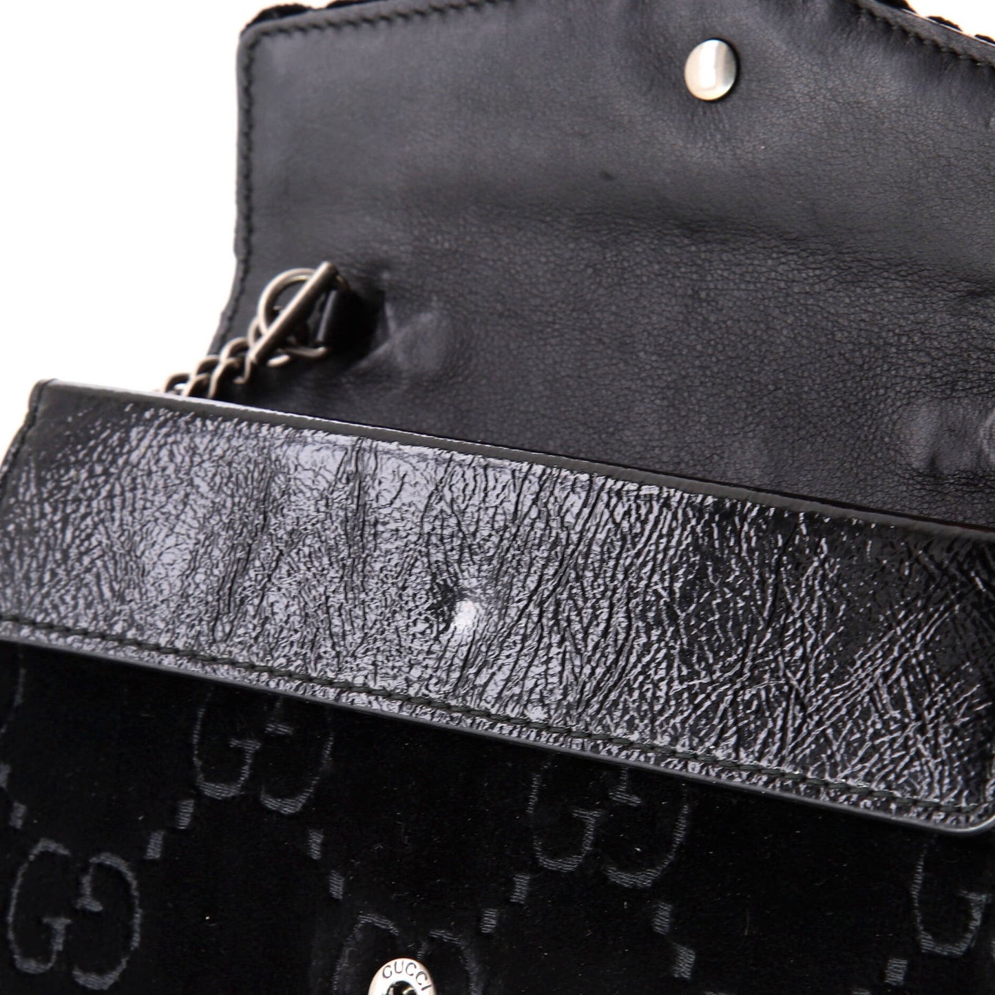 Gucci Dionysus Bag Gg Velvet Super Mini