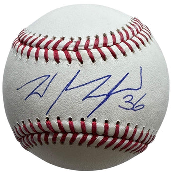 Wyatt Langford Autographed Official Major League Baseball (Beckett)