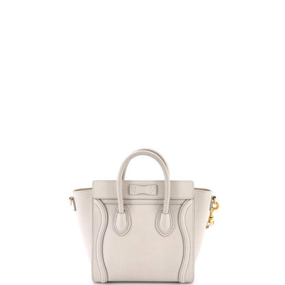 Celine Luggage Bag Grainy Leather Nano