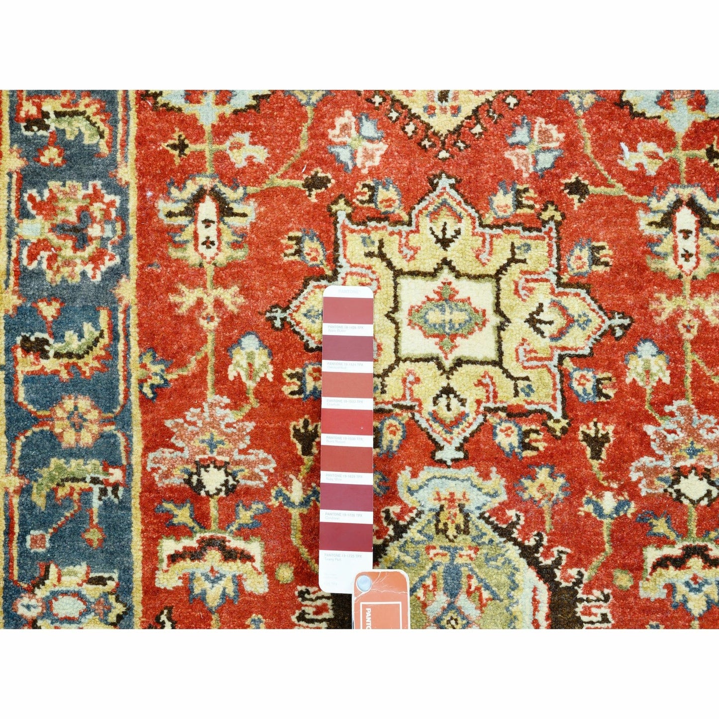 2'7"X15'10" Red Karjihooz Design Pure Wool Hand Knotted Xl Runner Rug