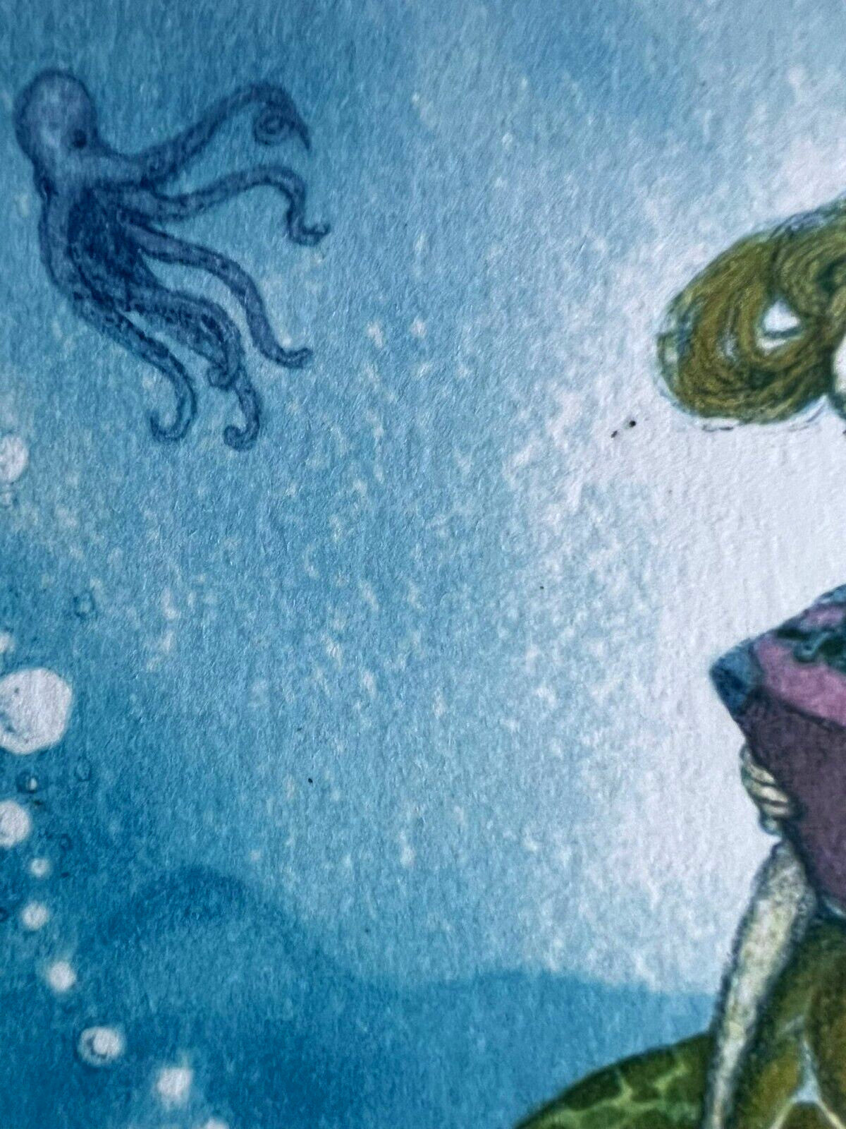 Alessandra Roberti Lithograph Tecnica Mista Pastello Firmata Numerata