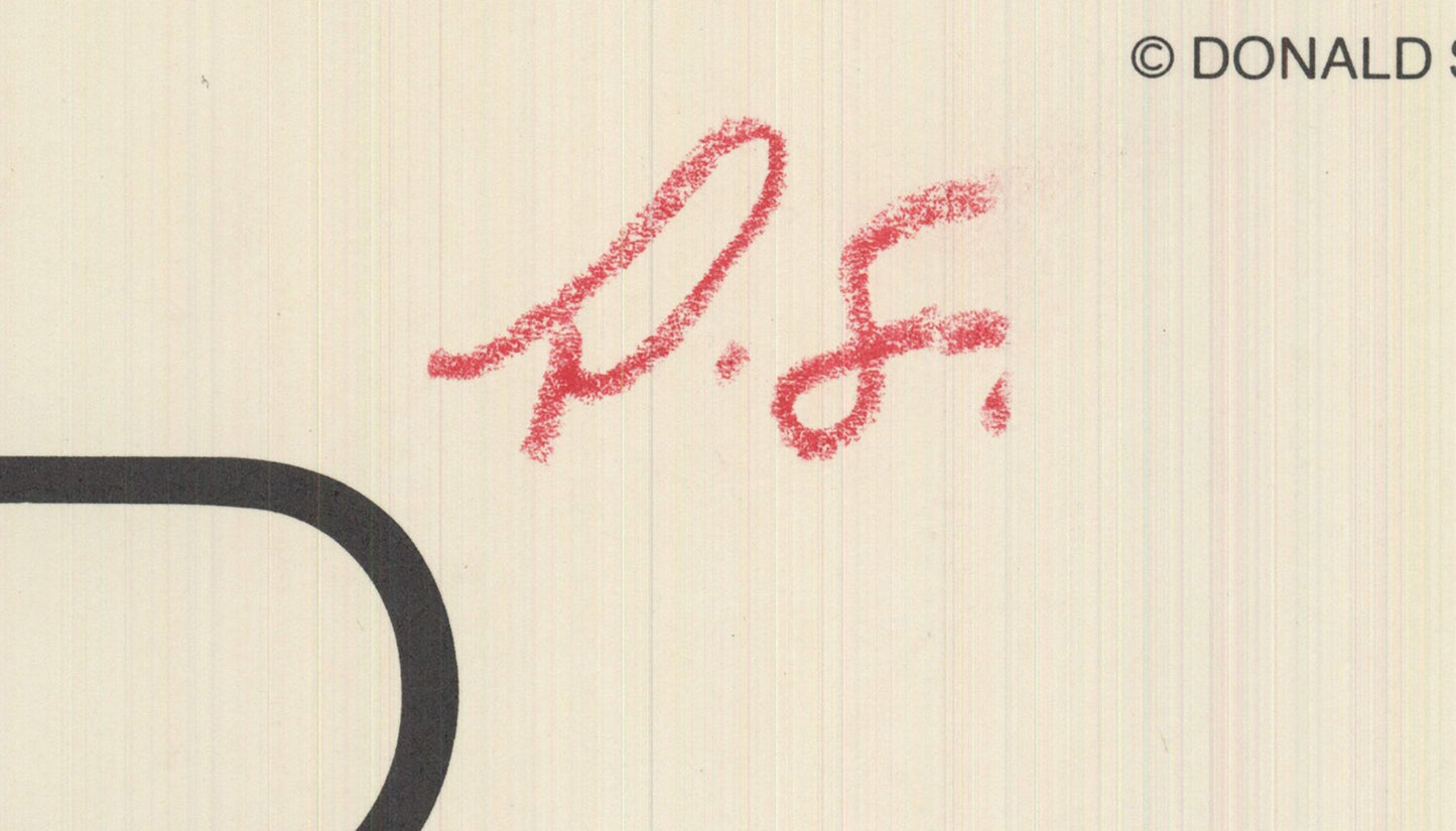 Donald Sultan Twelfth Night Signed " Lithograph