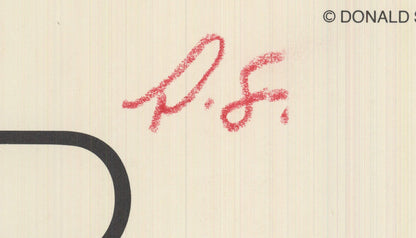 Donald Sultan Twelfth Night Signed " Lithograph