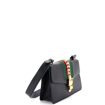 Gucci Sylvie Shoulder Bag Leather Small