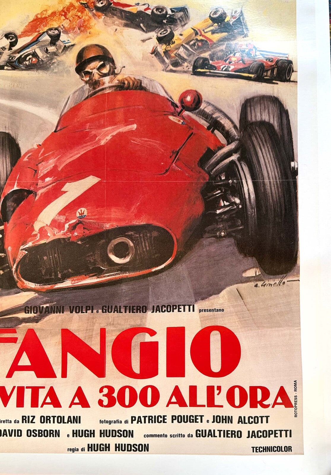 Fangio Averardo Ciriello Maserati 250F Original Una Vita A 300 All'Ora