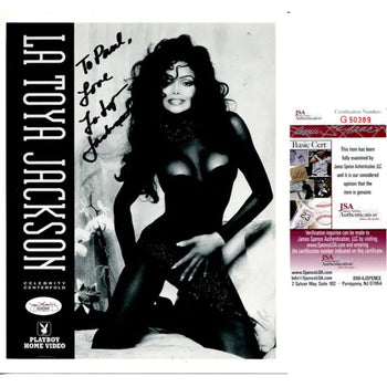 Latoya Jackson Signed 8X10 Jsa