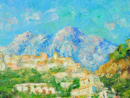 Bonanni Claudio (Italy) Original Painting Oil On Canvas Signed Framed