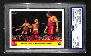 Hulk Hogan Signed/Autographed 2015 Topps N.W.O. Card #20 Psa/Dna 198783