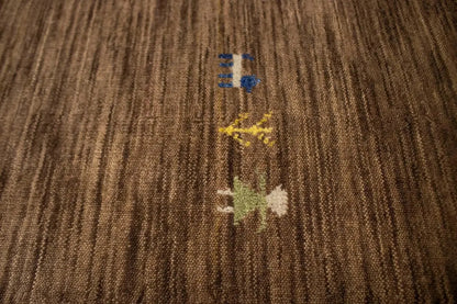 5X8 Ft Hand-Loomed Modern Oriental Rug Solid