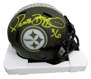 Jerome Bettis Hof Autographed Mini Salute To