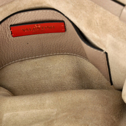 Valentino Garavani Rockstud Flip Lock Double Flap Crossbody Bag Leather Small