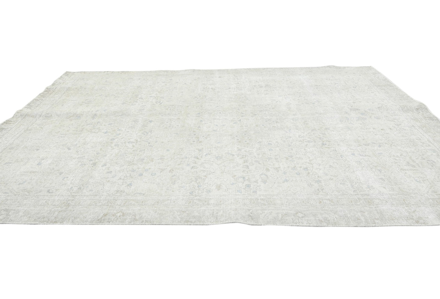 8X11 Handmade Vintage Oriental Rug Antique Distressed Floral Design Carpet