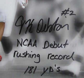 J.K. Dobbins Autographed/Inscribed 11X14 Photo Ohio State Jsa 200815