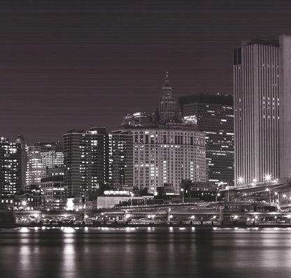 Artist Unknown Brooklyn Bridge " Offset Lithograph Photography Bla