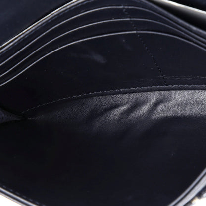 Christian Dior Saddle Chain Wallet Oblique Canvas