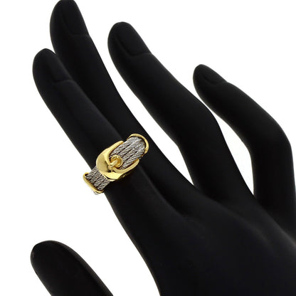 Gold FRED Force 10 Ring Stainless Steel 18K Yellow