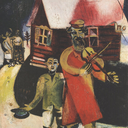 Marc Chagall The Violinist " Offset Lithograph Modernism