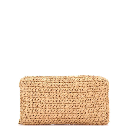 Saint Laurent Kate 99 Tassel Flap Bag Woven Raffia Medium