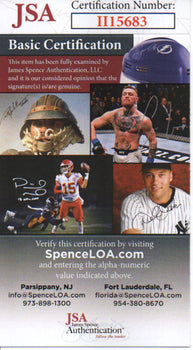 Tommy Byrne Autographed Hand Filled Out Survey Page (Jsa)