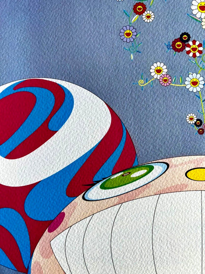 Takashi Murakami Lithograph Mori Art Coa Numbered Limited 200 Ex