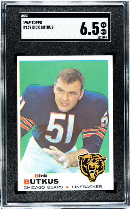 Dick Butkus 1969 Topps #139 Sgc 6.5