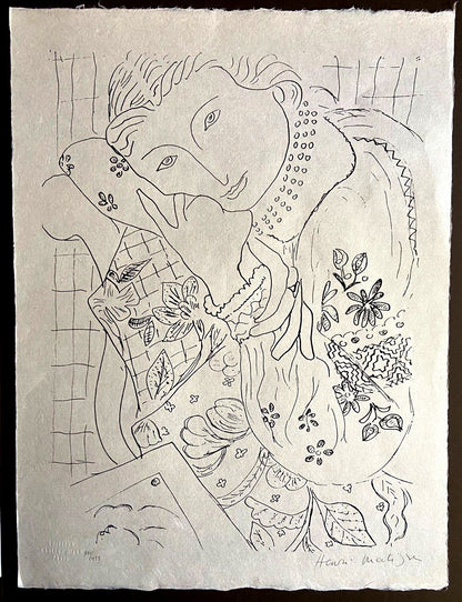 Henri-Matisse Lithograph Coa Hand Signed Numbered In Pencil Collection