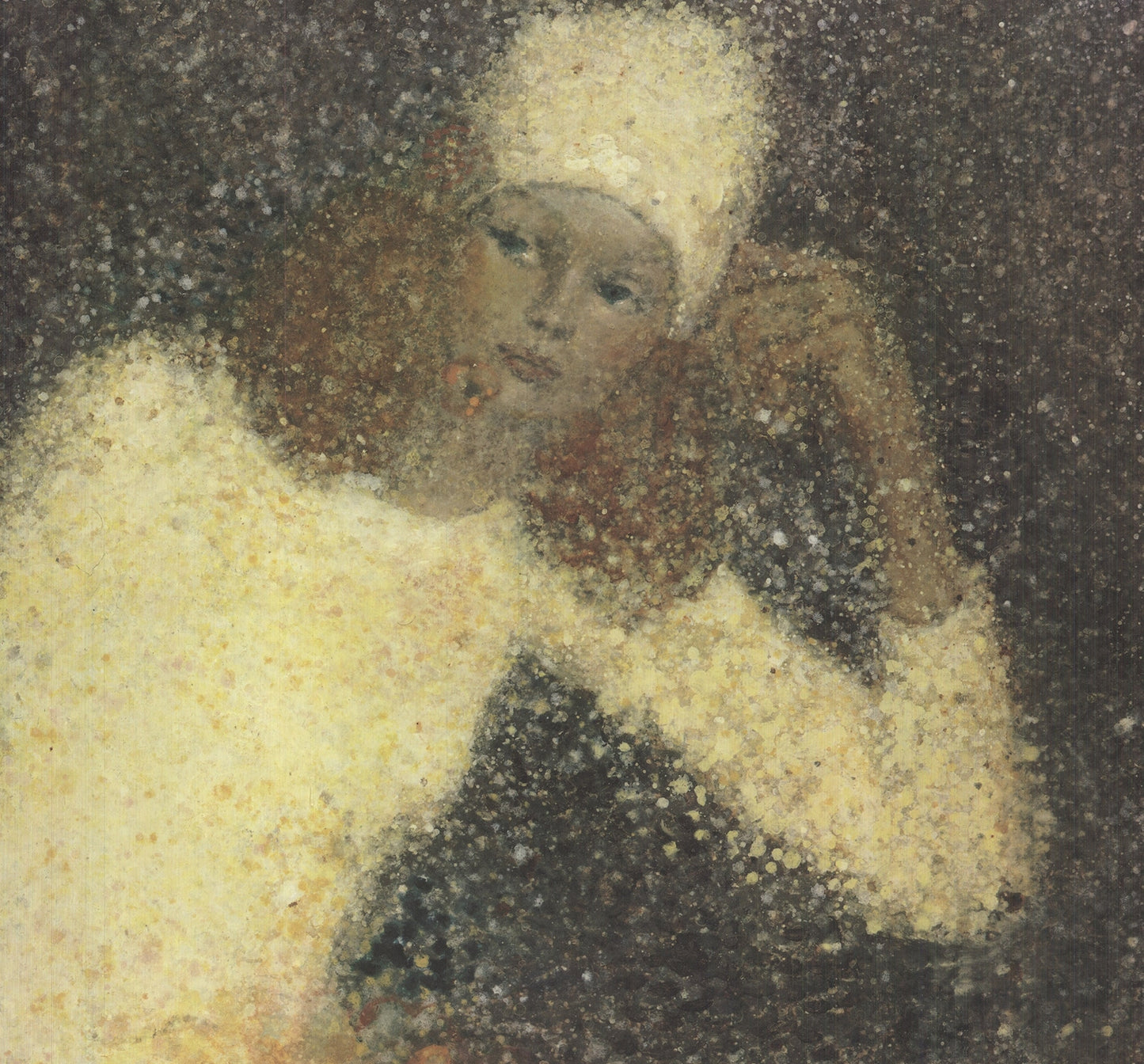 Jan Bonal Woman In White " Offset Lithograph Contemporary