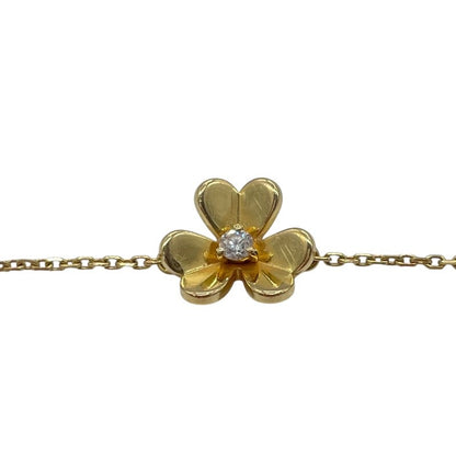 Van Cleef & Arpels Frivole Mini Diamond Bracelet In Yellow Gold K18Yg