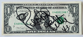 Richard Petty Autographed Dollar Bill (Psa)