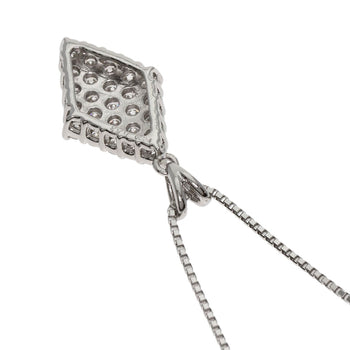 4.5g 0.53ct Diamond Necklace Platinum PT900 PT850