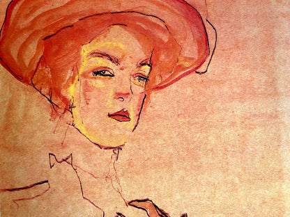 Egon Schiele Lithograph (Edvard Munch Amedeo Modigliani Franz Marc Balthus)