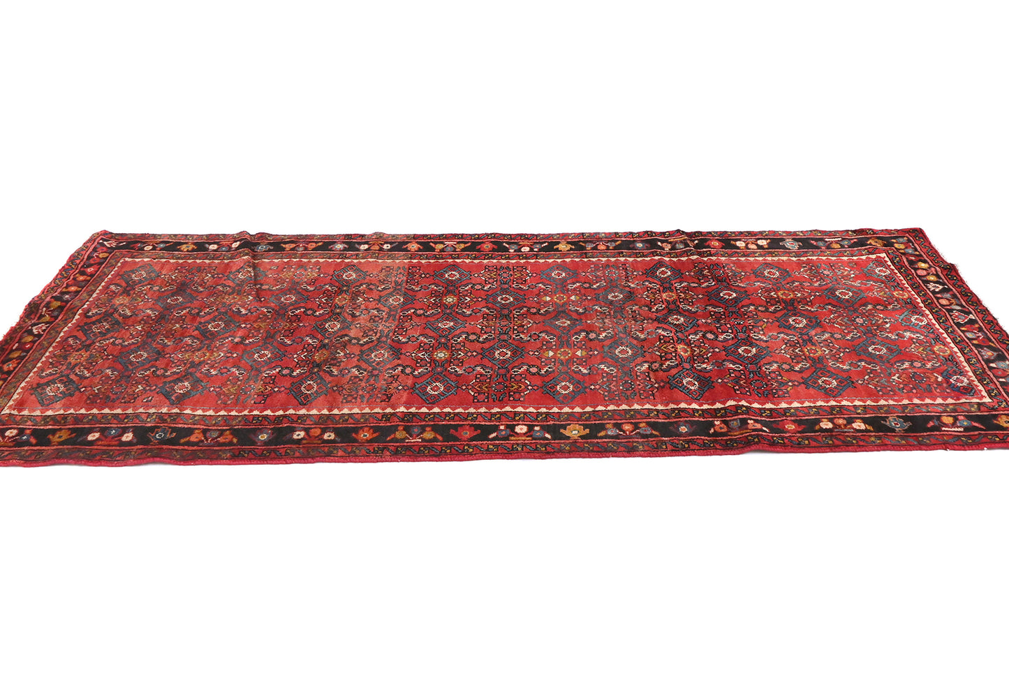 Tribal Oriental Runner Rug Allover Floral Style