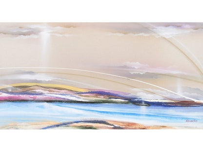 Elba Alvarez Original Oil Painting Landscape Large Canvas Signed 2011 Venezuela