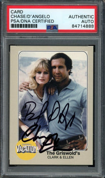 Chevy Chase/Beverly D'Angelo Dual-Signed Trading Card 