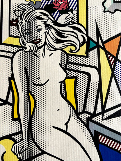 Roy Lichtenstein Lithograph Coa Original Signed