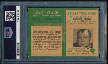 1966 Philadelphia Bart Starr Hof #88 Authentic