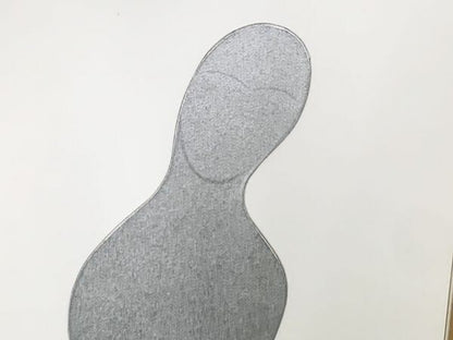 Jean Arp Silk Screen Print Femme Collage Limited To 150 Cardboard 1970