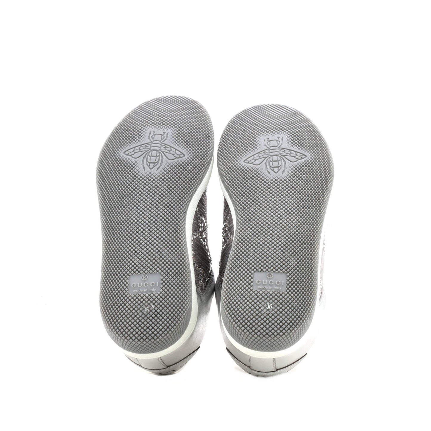 Gucci Screener Sneakers Gg Canvas With Crystals