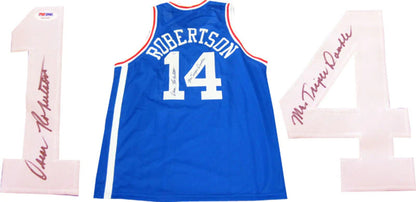 Oscar Robertson Mr. Triple Double Autographed Cincinnati Royals Jersey (Psa/Dna)