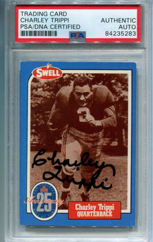(PSA) Charley Trippi 1988 Autographed Swell Football Card