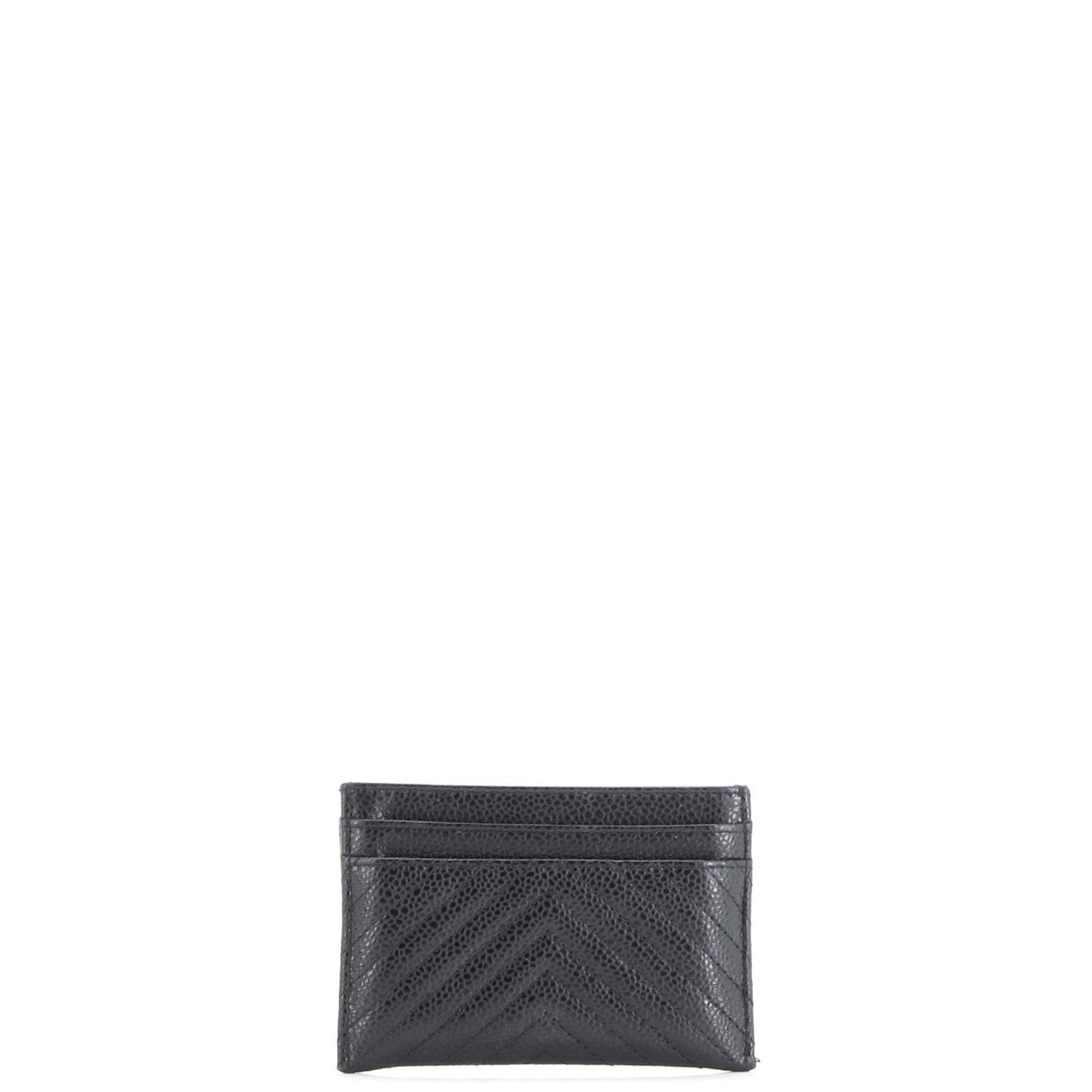 Chanel Boy Card Holder Quilted Caviar