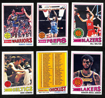 1977-78 Topps Basketball Complete Set (132)