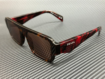 Prada Pr A05S 17N90B Tortoise Brown Mirror Men'S