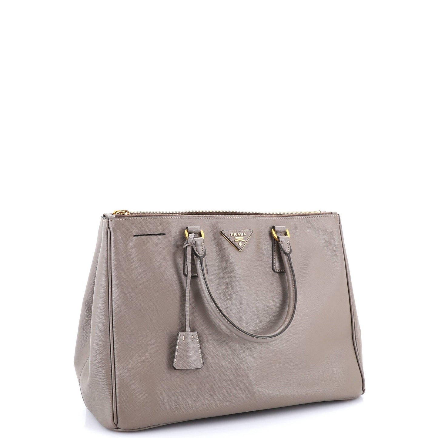 Prada Double Zip Lux Tote Saffiano Leather Large