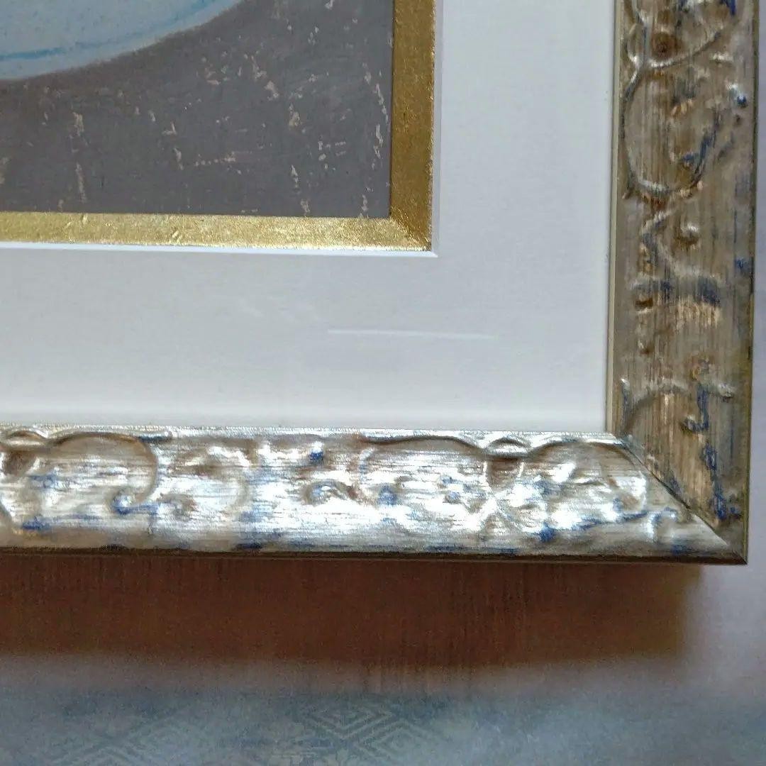 Signed British - Bernard Myers Original Oil Pastel Drawing - Flowers and Pears