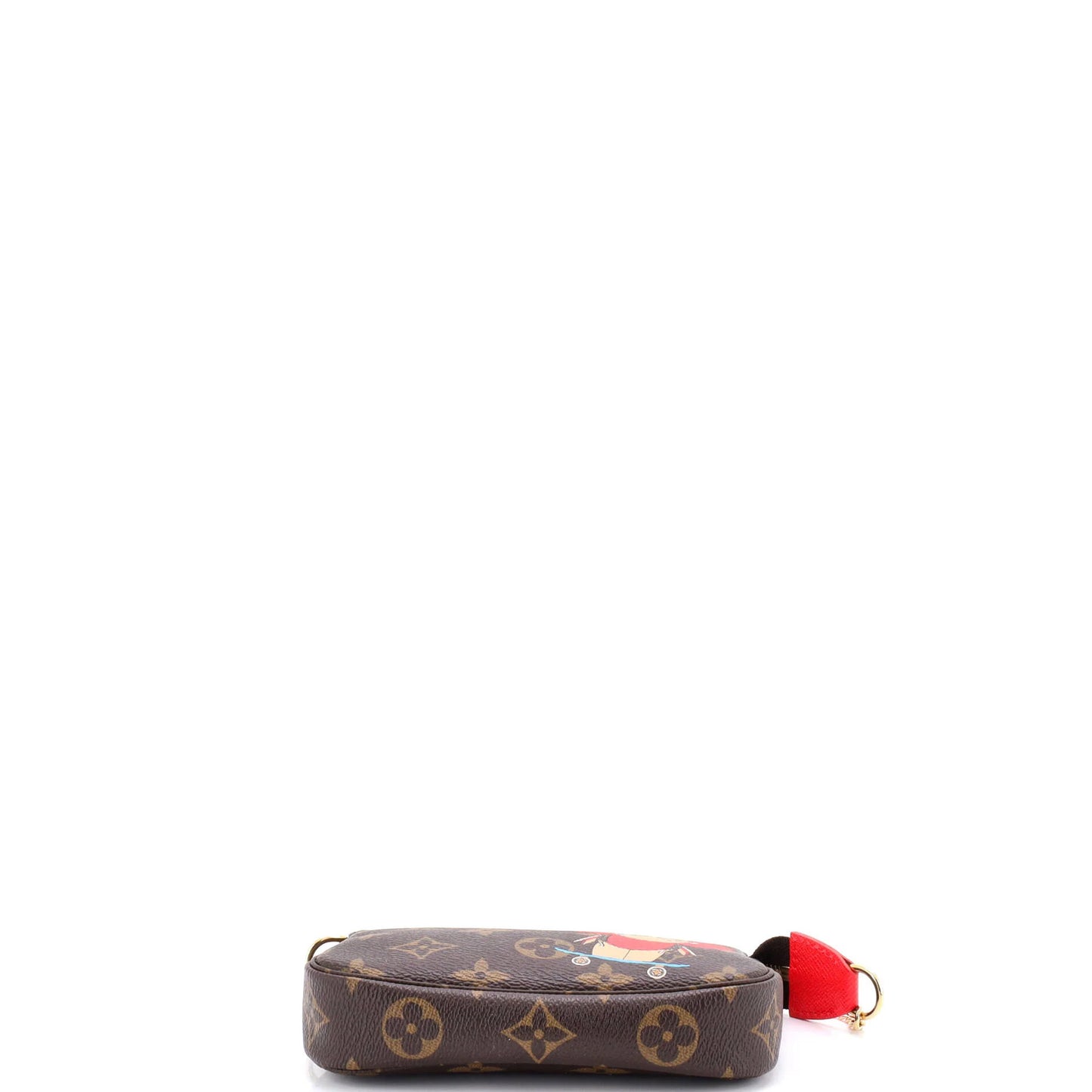 Louis Vuitton Pochette Accessoires Limited Edition Vivienne Xmas Monogram Canvas